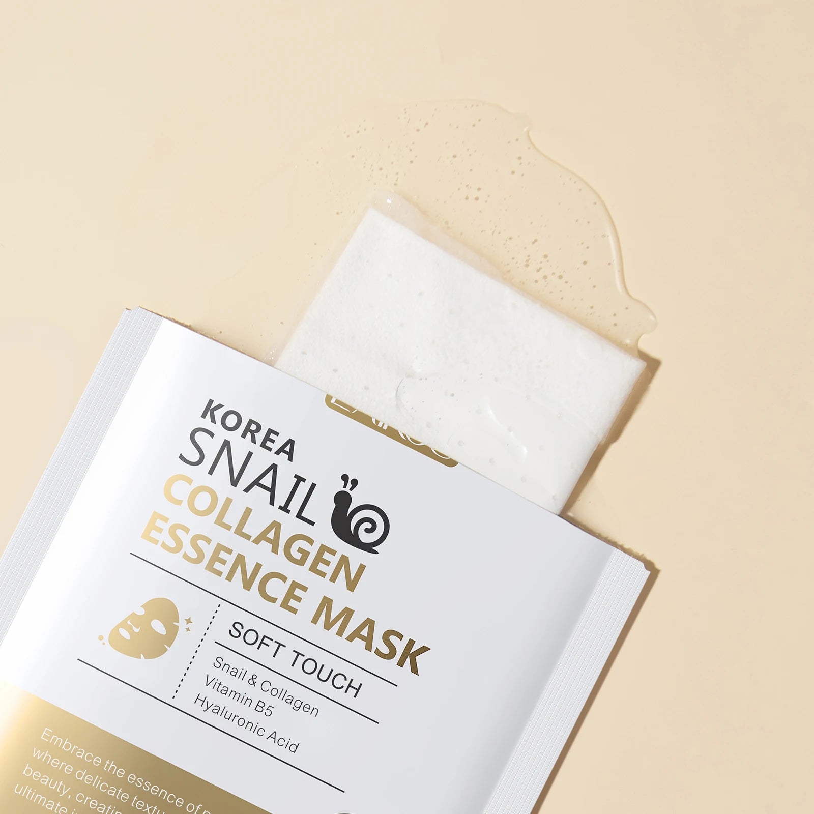 LAIKOU Korea Snail Collagen Essence Mask Hydrating