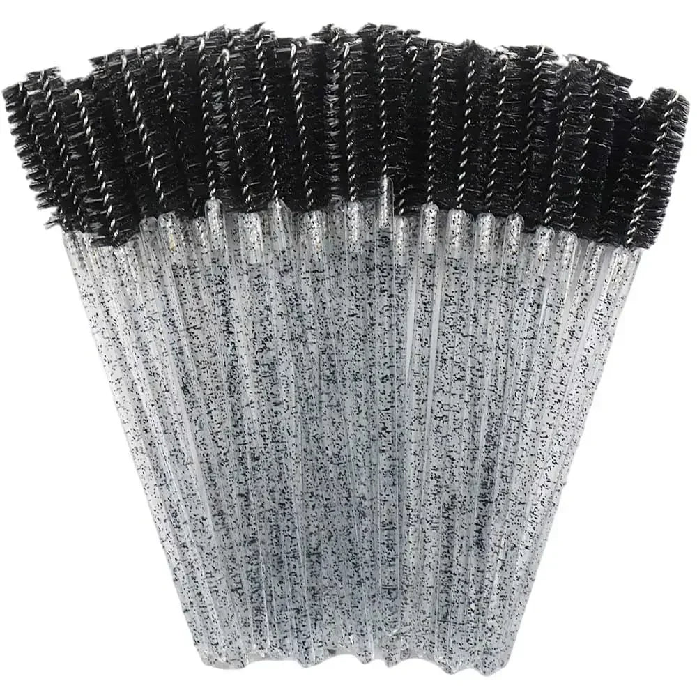 Disposable Crystal Eyelashes Brush Comb 50Pcs