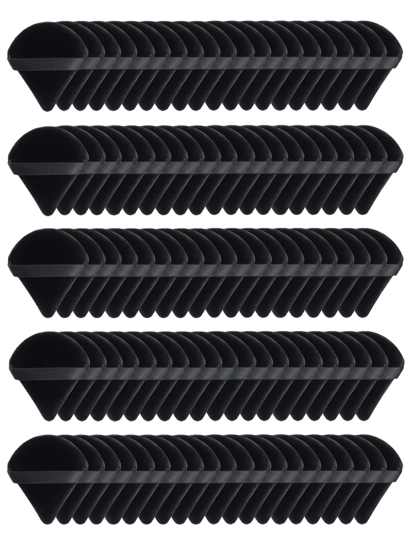 Black Triangle Powder Puff Facial Makeup