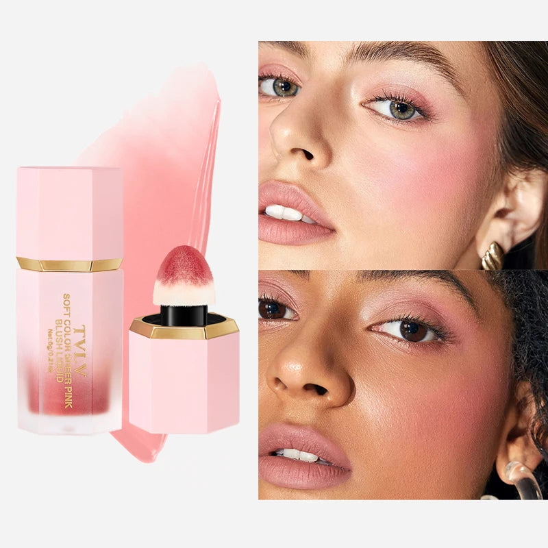 TVLV 4 Colour Matte Liquid BlushEasy