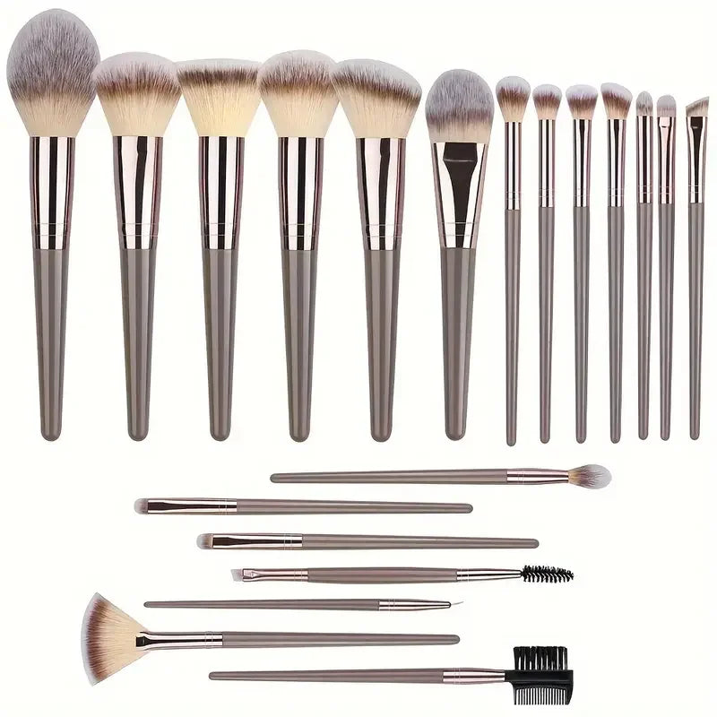 Professional 3-20PCS Makeup Brushes Set Soft Fluffy Foundation Eyeshadow Concealer Blending Blush Brush Kabuki Women Beauty Tool