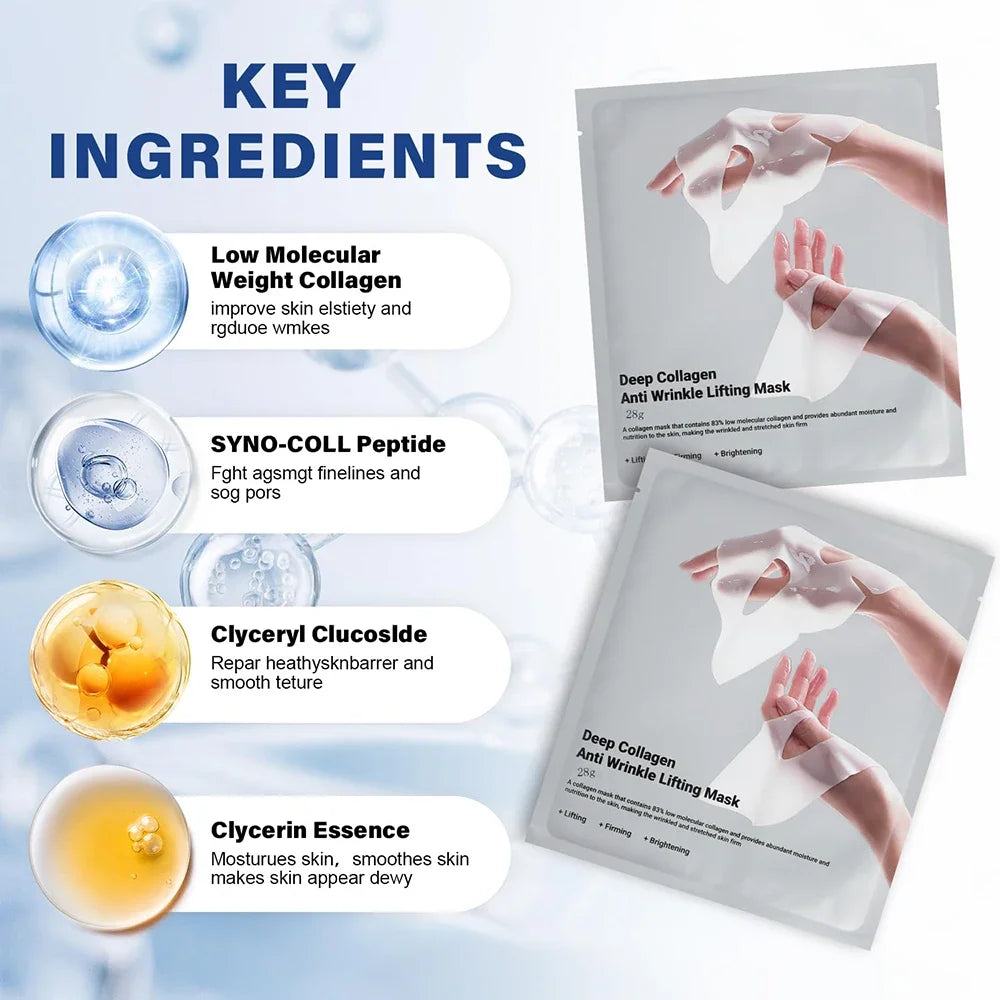 Deep Collagen Anti Wrinkle Lifting Mask Collagen Face Mask Overnight