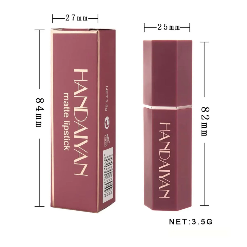 6 Colors Sexy Matte Lipstick Waterproof