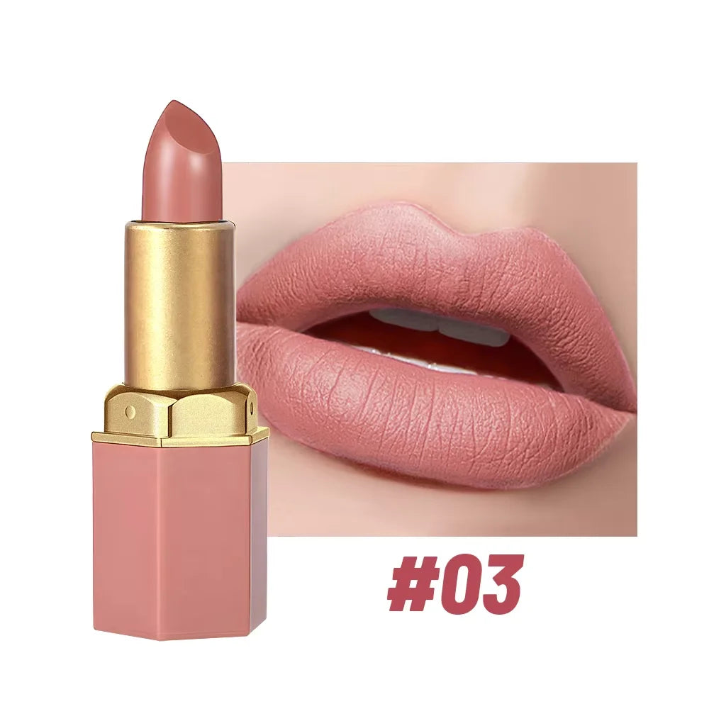 6 Colors Sexy Matte Lipstick Waterproof