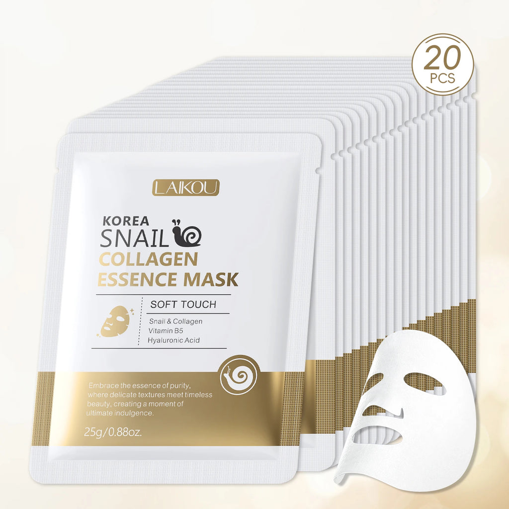 LAIKOU Korea Snail Collagen Essence Mask Hydrating