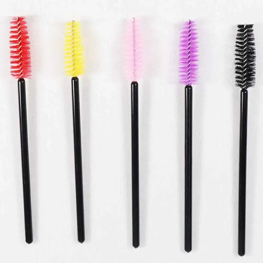 Disposable Crystal Eyelashes Brush Comb 50Pcs