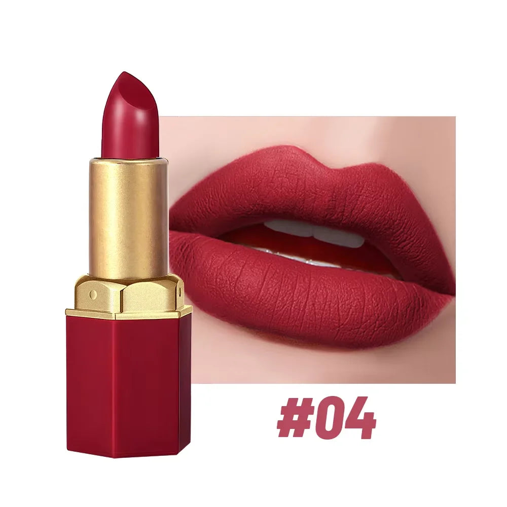 6 Colors Sexy Matte Lipstick Waterproof