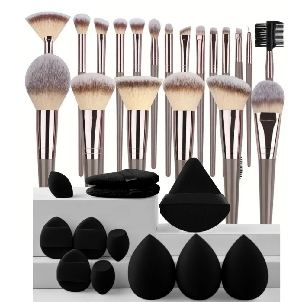 Professional 3-20PCS Makeup Brushes Set Soft Fluffy Foundation Eyeshadow Concealer Blending Blush Brush Kabuki Women Beauty Tool