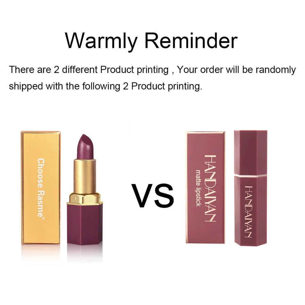 6 Colors Sexy Matte Lipstick Waterproof