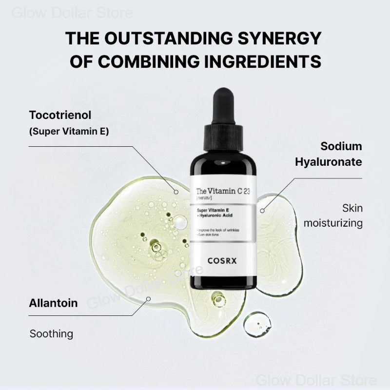 COSRX Pure Vitamin C 23% Serum Vitamin E Hyaluronic Acid,Brighteningand Hydrating Facial Serum Fade Fine Lines Korean Skin Care