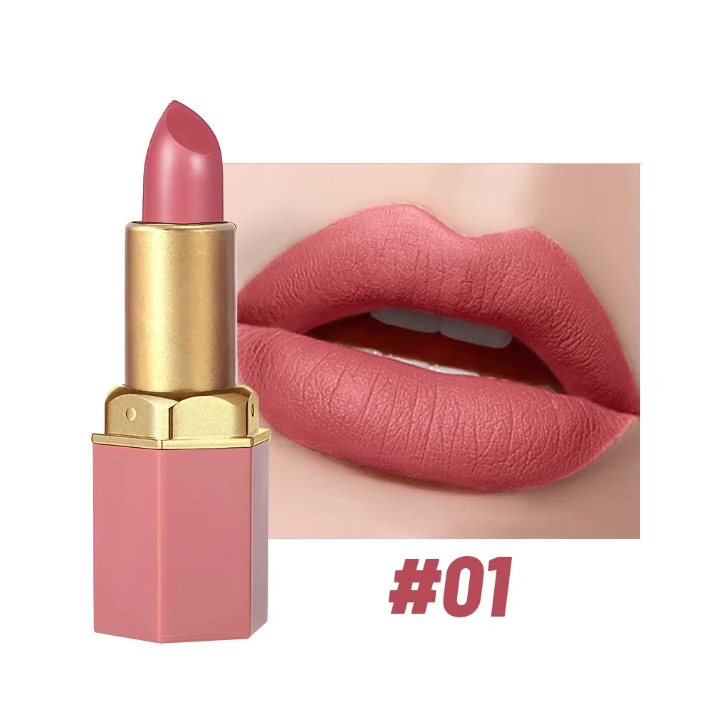 6 Colors Sexy Matte Lipstick Waterproof