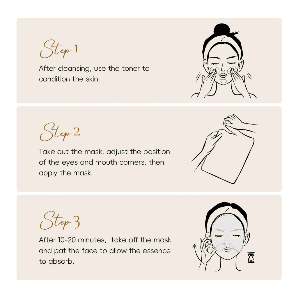 LAIKOU Korea Snail Collagen Essence Mask Hydrating