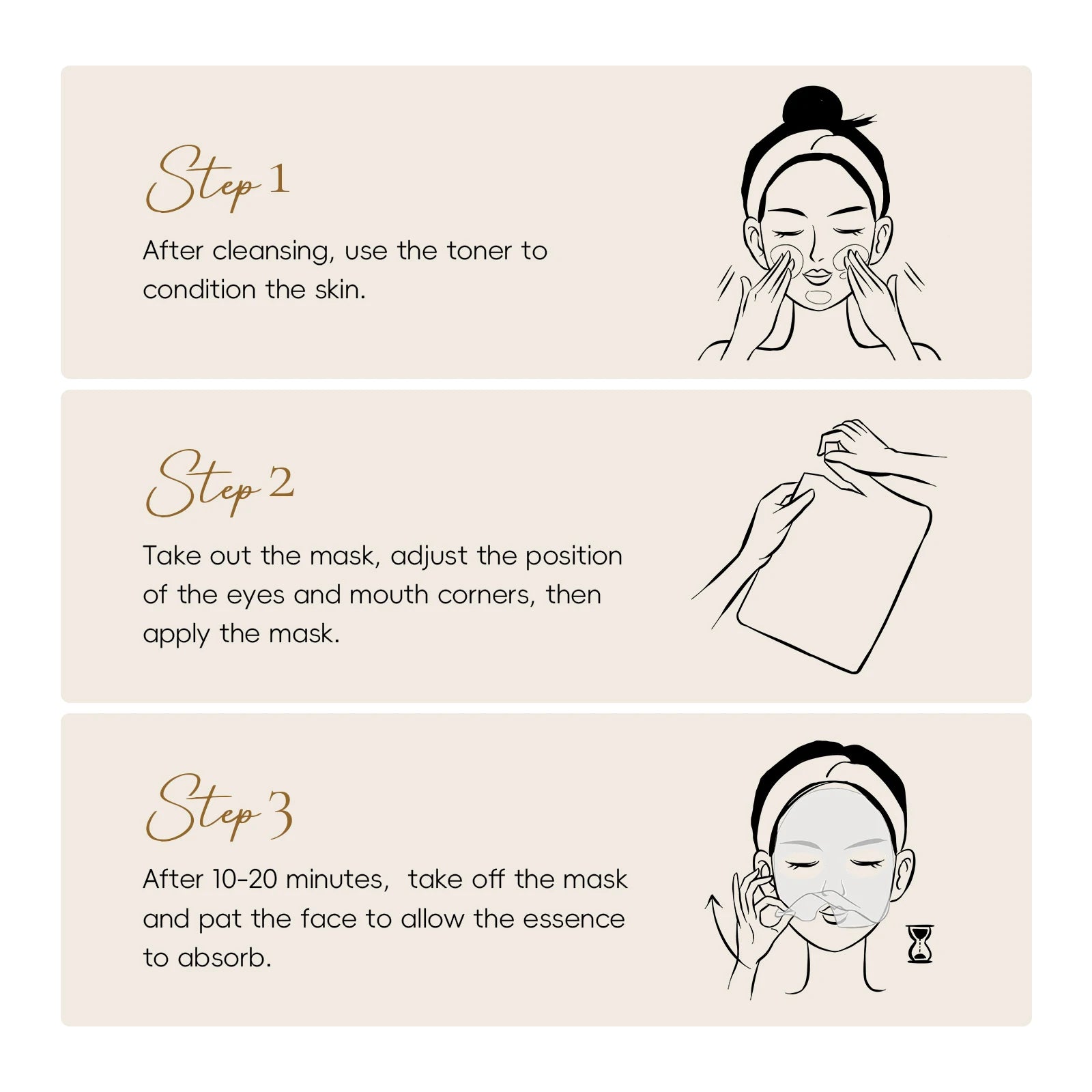 LAIKOU Korea Snail Collagen Essence Mask Hydrating